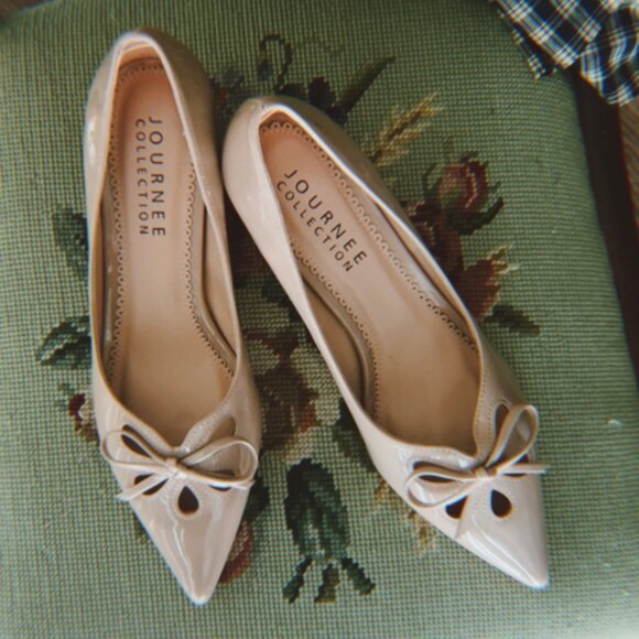 Nude Pink Office Luxury Pump Heel - Size 9 - Picture 2 of 6